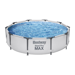 Bestway Piscine hors sol - Ronde - Steel Pro Max - 305 x 76 cm avec filtration