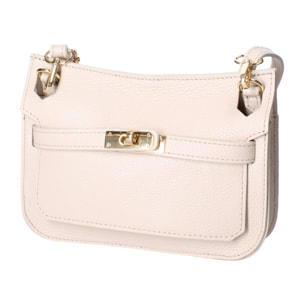 Borsa a tracolla da donna - Modello Katie - 100% vera pelle - 23.0 x 17.0 x 5.0 cm