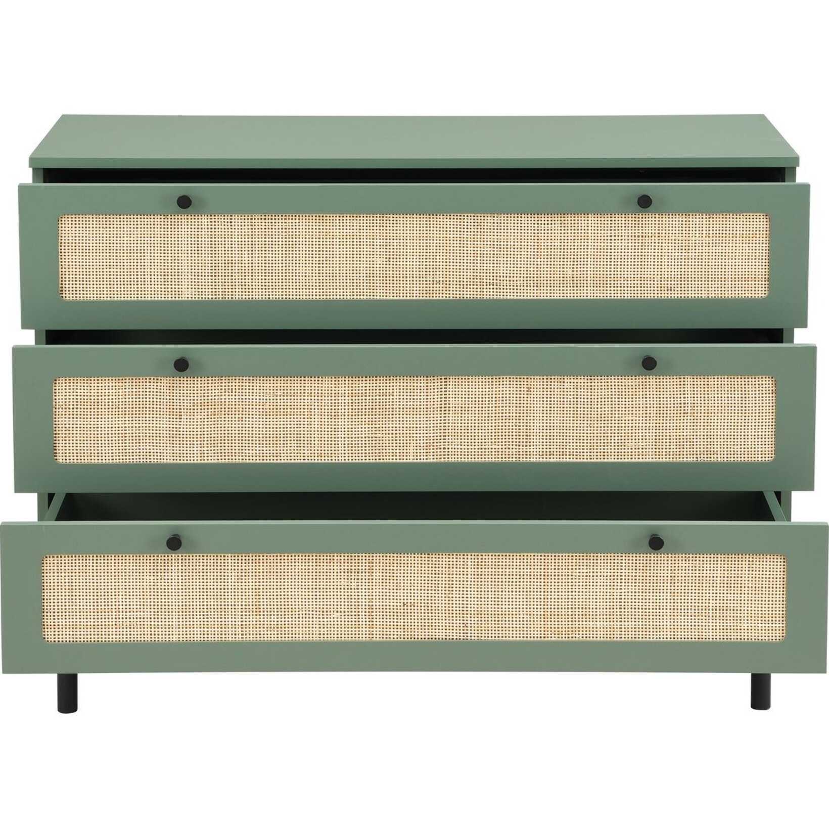 Commode 3 tiroirs en cannage - LUMA