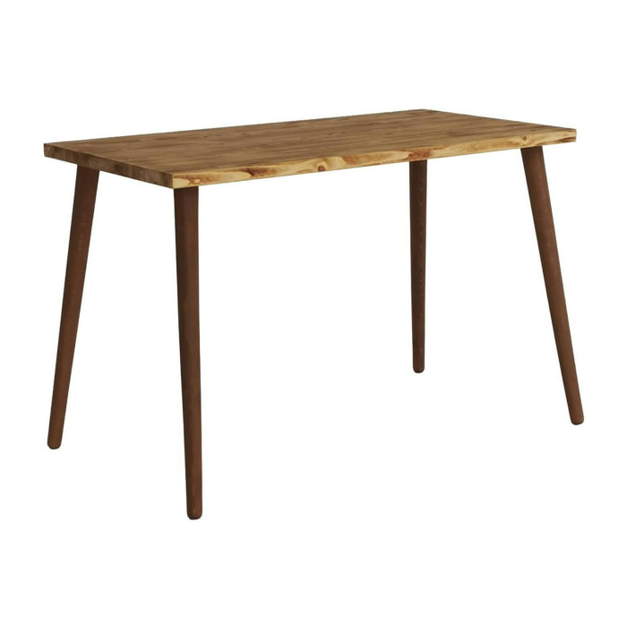 Scrivania Melita, Scrittoio multiuso, Tavolo per ufficio porta PC, Piano di lavoro, 110x60h73 cm, Quercia