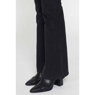 PANTALONE A ZAMPA STILE WESTERN IN MOLESKIN STRETCH 10oz