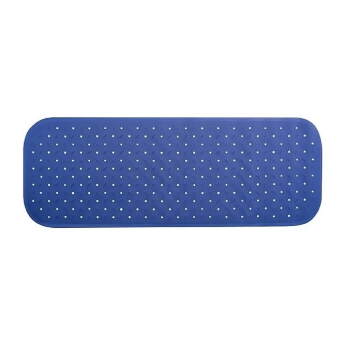 Tapis Fond de baignoire antidérapant Caoutchouc CLASS 36x97cm Bleu MSV