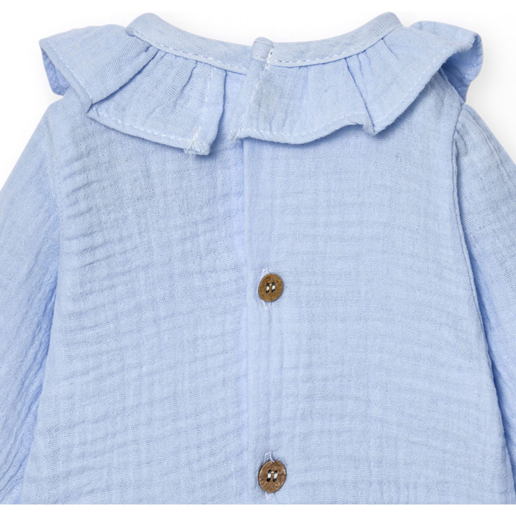 Body bebé manga larga cuello bambula