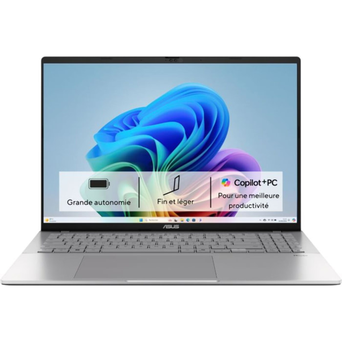 Ordinateur portable ASUS Vivobook S16 Copilot+ PC S3607QASH080W