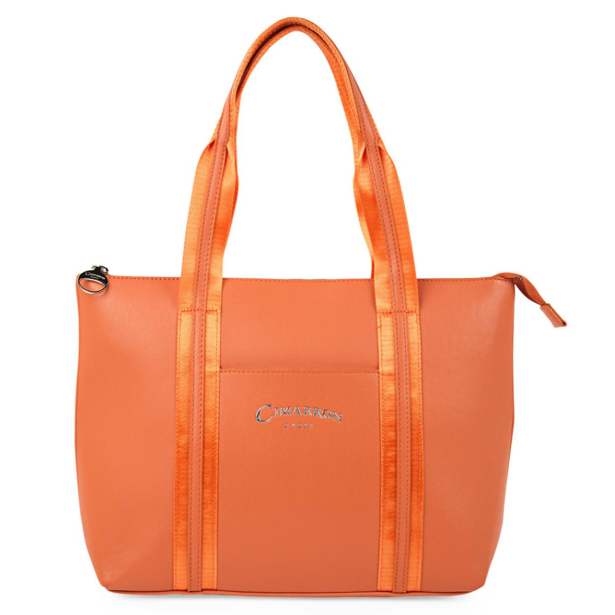 Bolso Shopper-Tote Cimarron Jenison Mandarina