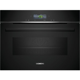 Four encastrable SIEMENS CM724G1B1 iQ700 - Compact 45cm, Combiné Micro-ondes, Nettoyage HumidClean, Wifi