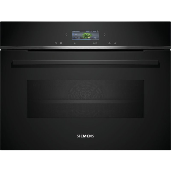Four encastrable SIEMENS CM724G1B1 iQ700 - Compact 45cm, Combiné Micro-ondes, Nettoyage HumidClean, Wifi