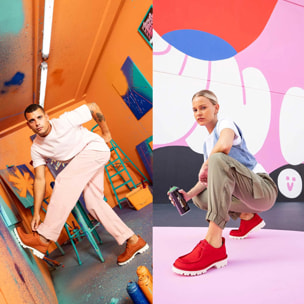 Zapatos 1483 NOBUCK BONE / DENVER color Bone