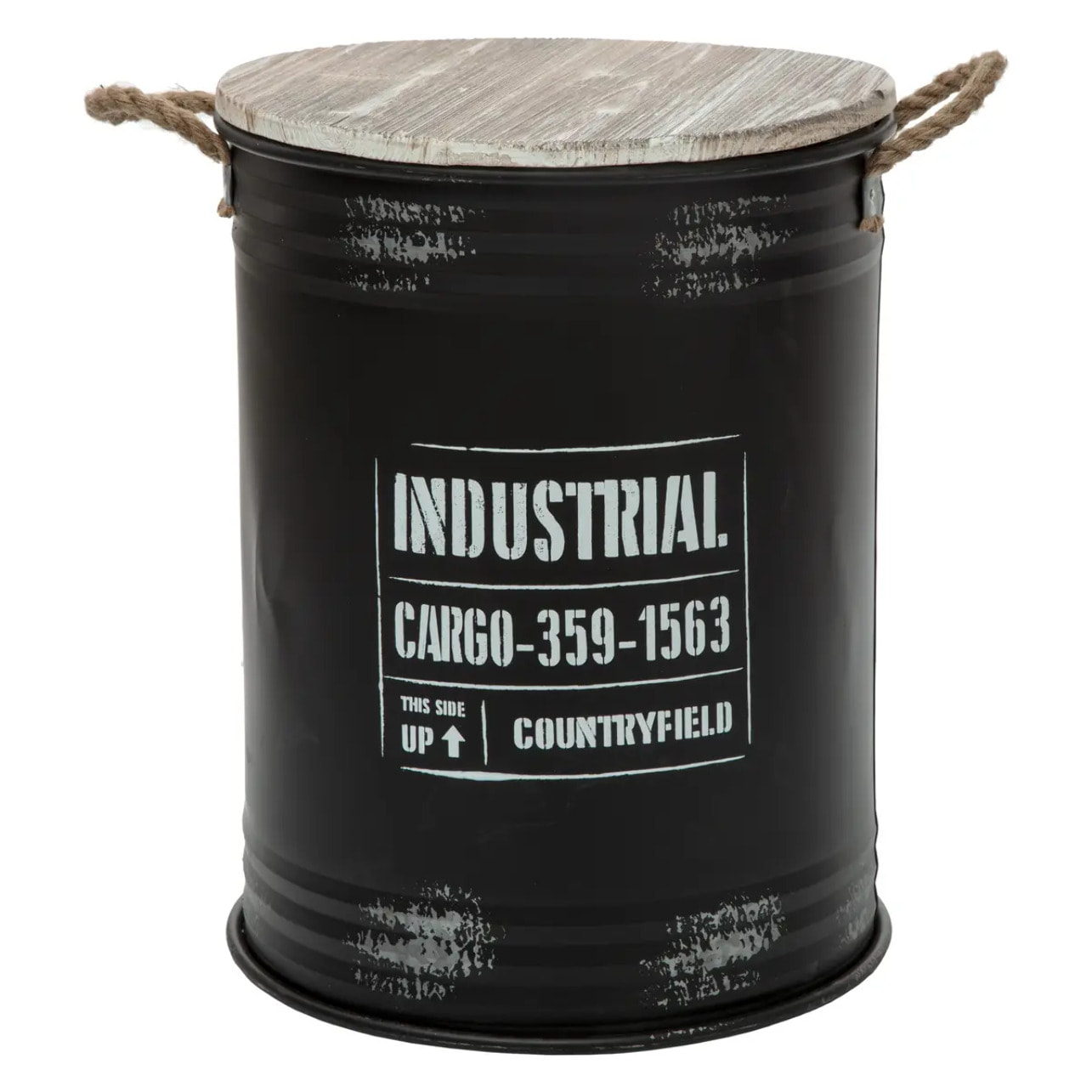 Coffre Bidon Noir x 3 Industrial