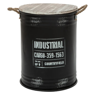 Coffre Bidon Noir x 3 Industrial