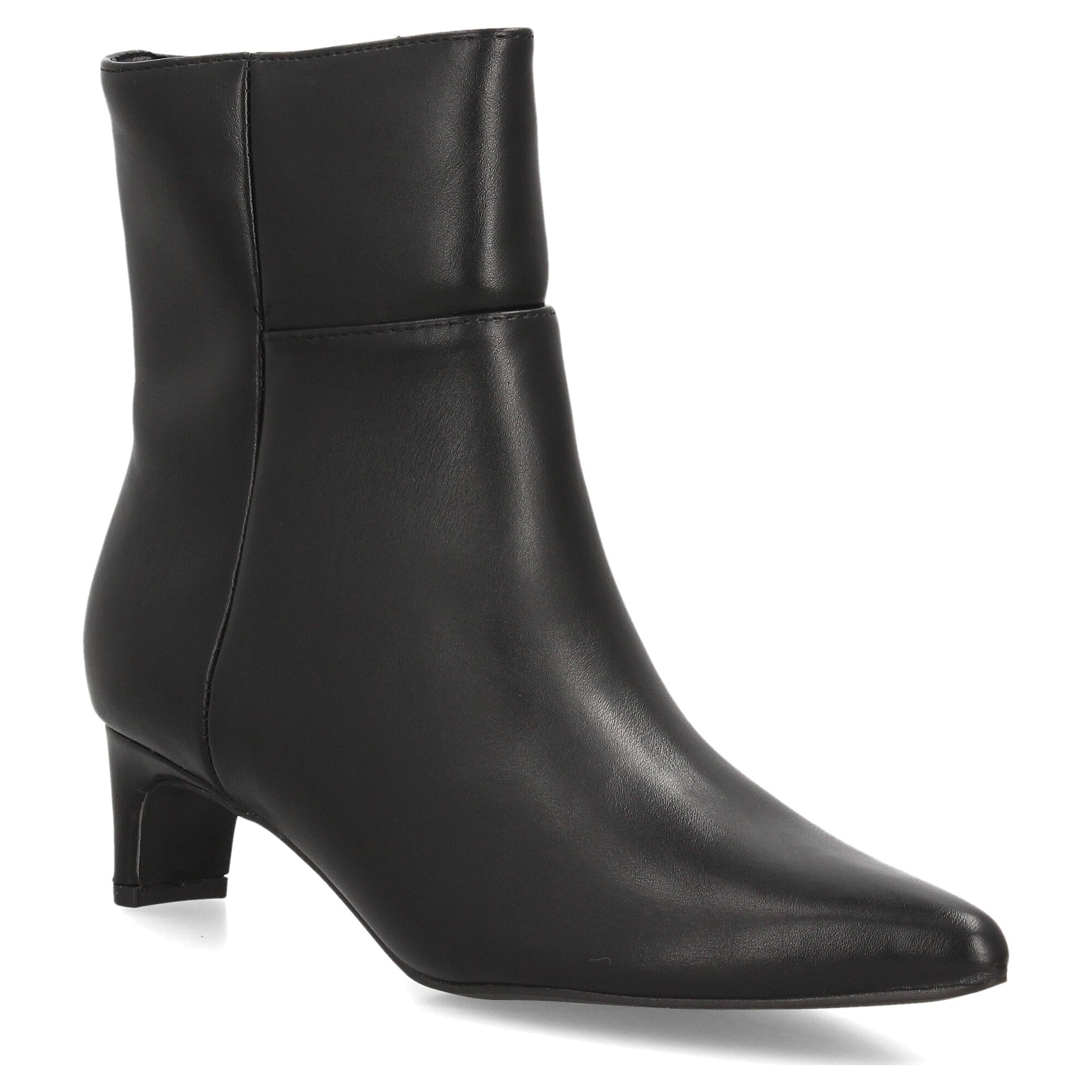 Botines elegantes de tacón bajo femenino