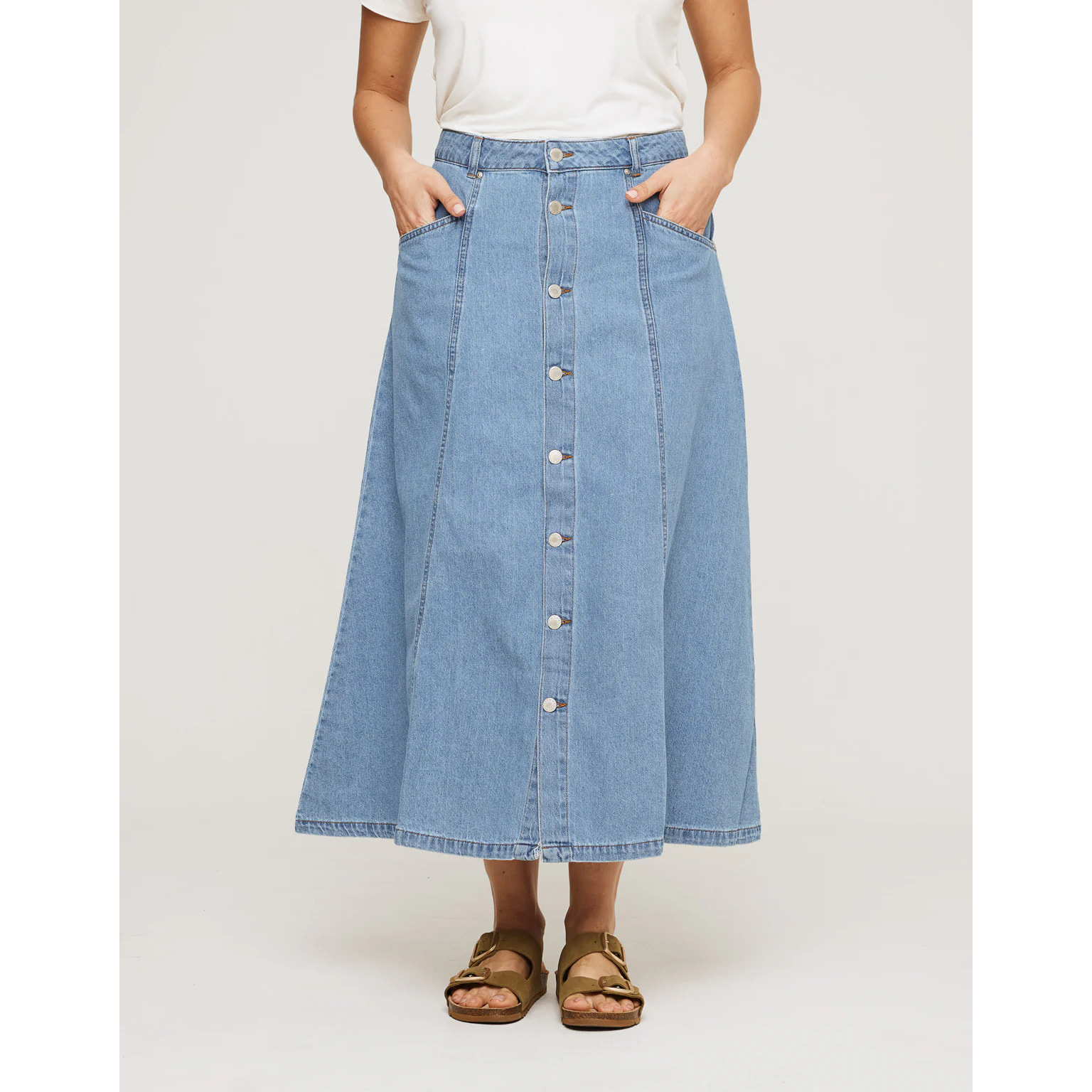 Falda Larga Denim - Jorta