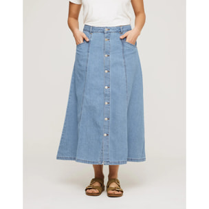 Falda Larga Denim - Jorta