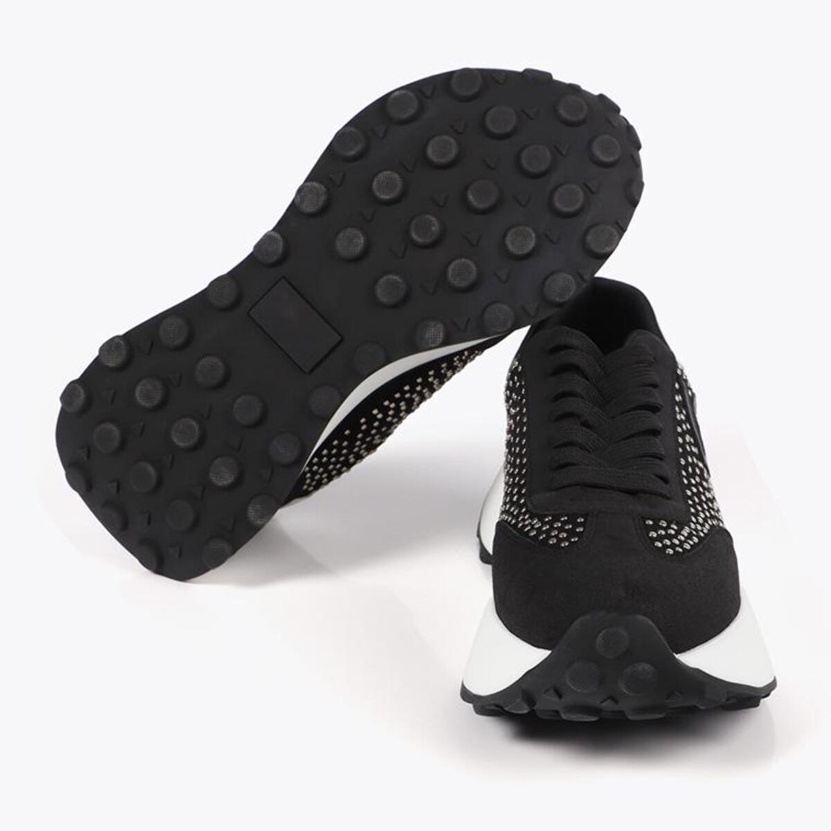 Sneakers Platform con Borchie Metalliche