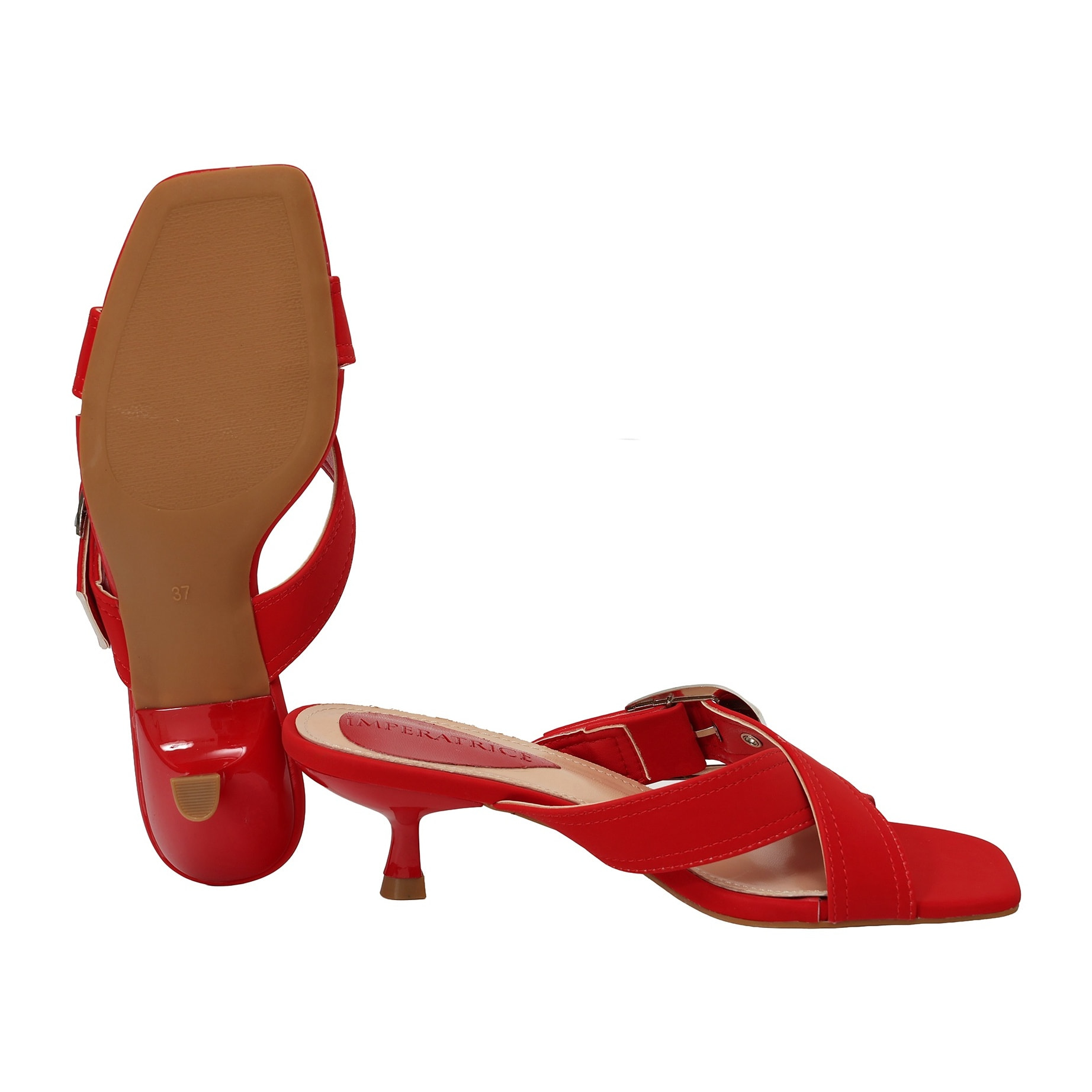 Sandali incrociati - tacco 6,0 cm