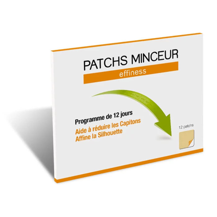 NUTRI EXPERT - Patch Minceur - Affine La Silhouette - Aide A Réduire Les Capitons - Favorise La Combustion Et Déstocke Les Graisses - Thé Vert + Guarana Garcinia + Actifs Naturels -12 Unités