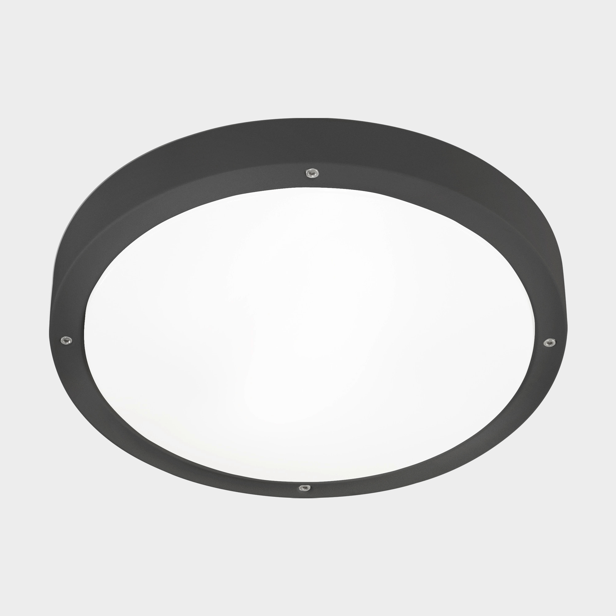 LEDS C4 Plafon Ip66 Basic E27 15W Gris Urbano