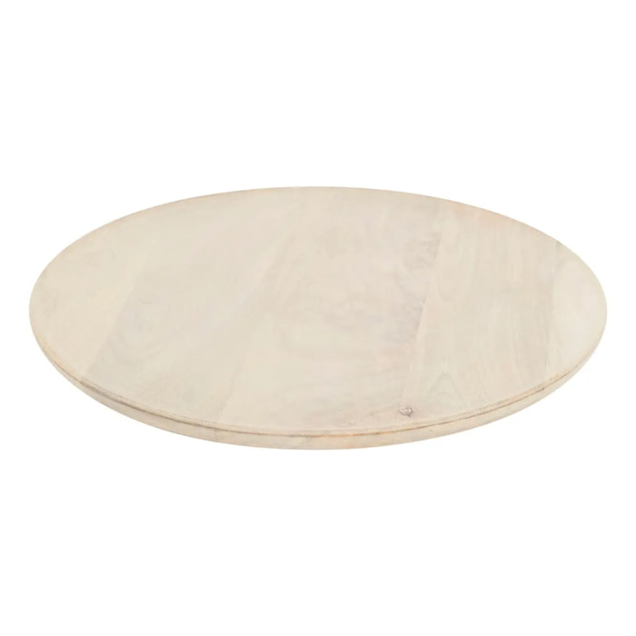 Assiette de présentation beige D37xH1,5cm