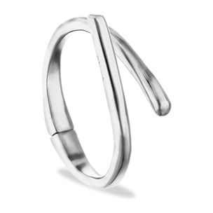 Pulsera RAÍCES PLATEADO L