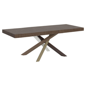 Mesa extensible 90x180/284 cm Volantis Premium Nogal estructura multicolor 4/C