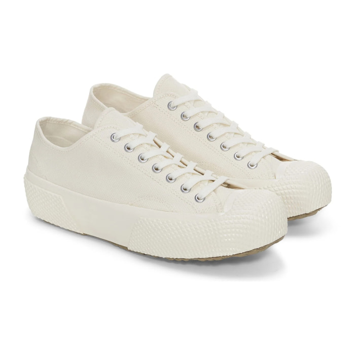 Le Superga Uomo/Donna Bianco 2434 MIL-SPEC LOW CUT COTTON CANVAS