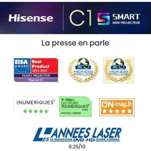 Mini vidéoprojecteur HISENSE Laser TV TRICHROMA C1 4K