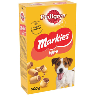 PEDIGREE Markies Mini Biscuits fourrés pour chien 12x500g