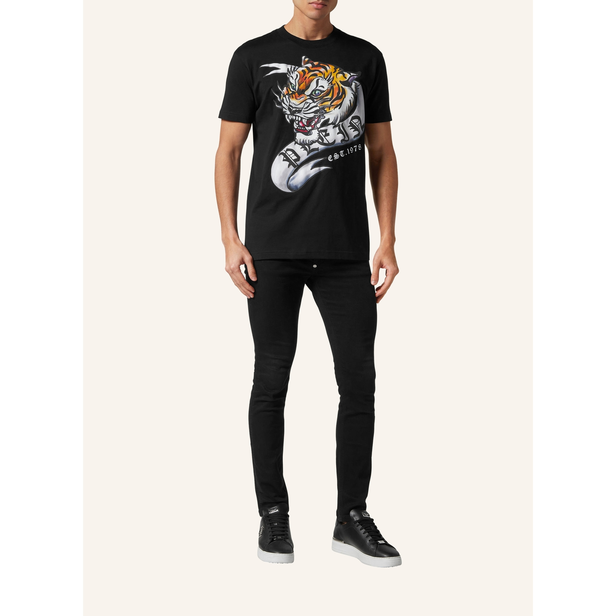 PHILIPP PLEIN Camiseta Cuello Redondo TATTOO