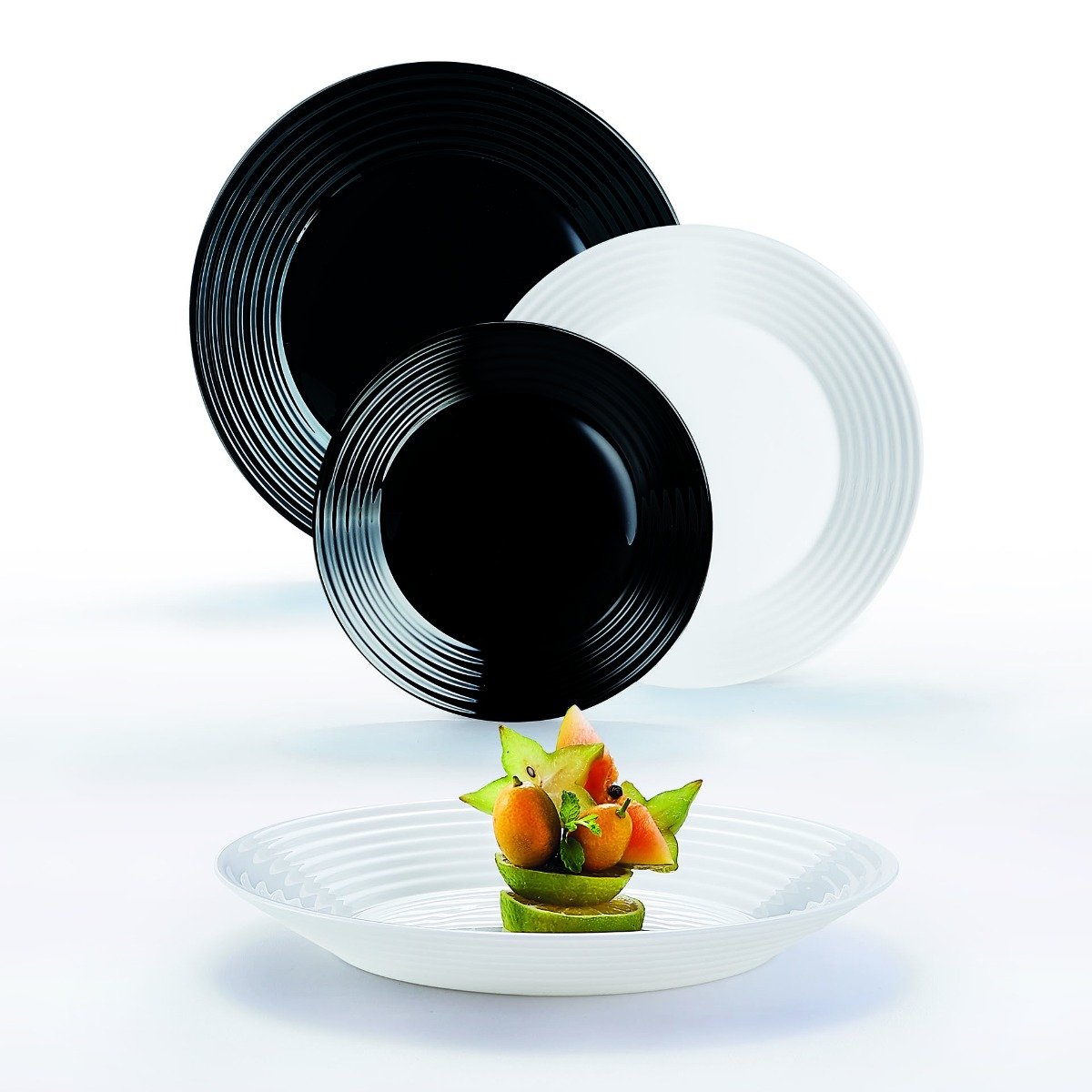 Set de platos 18 piezas Harena blanco - Luminarc