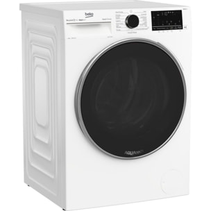 Lave linge hublot BEKO B5WFT59418W Technologie Aquatech