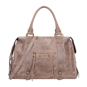 Borsa a spalla da donna - Modello Clara - Vera pelle - 41.0 x 28.0 x 13.0 cm