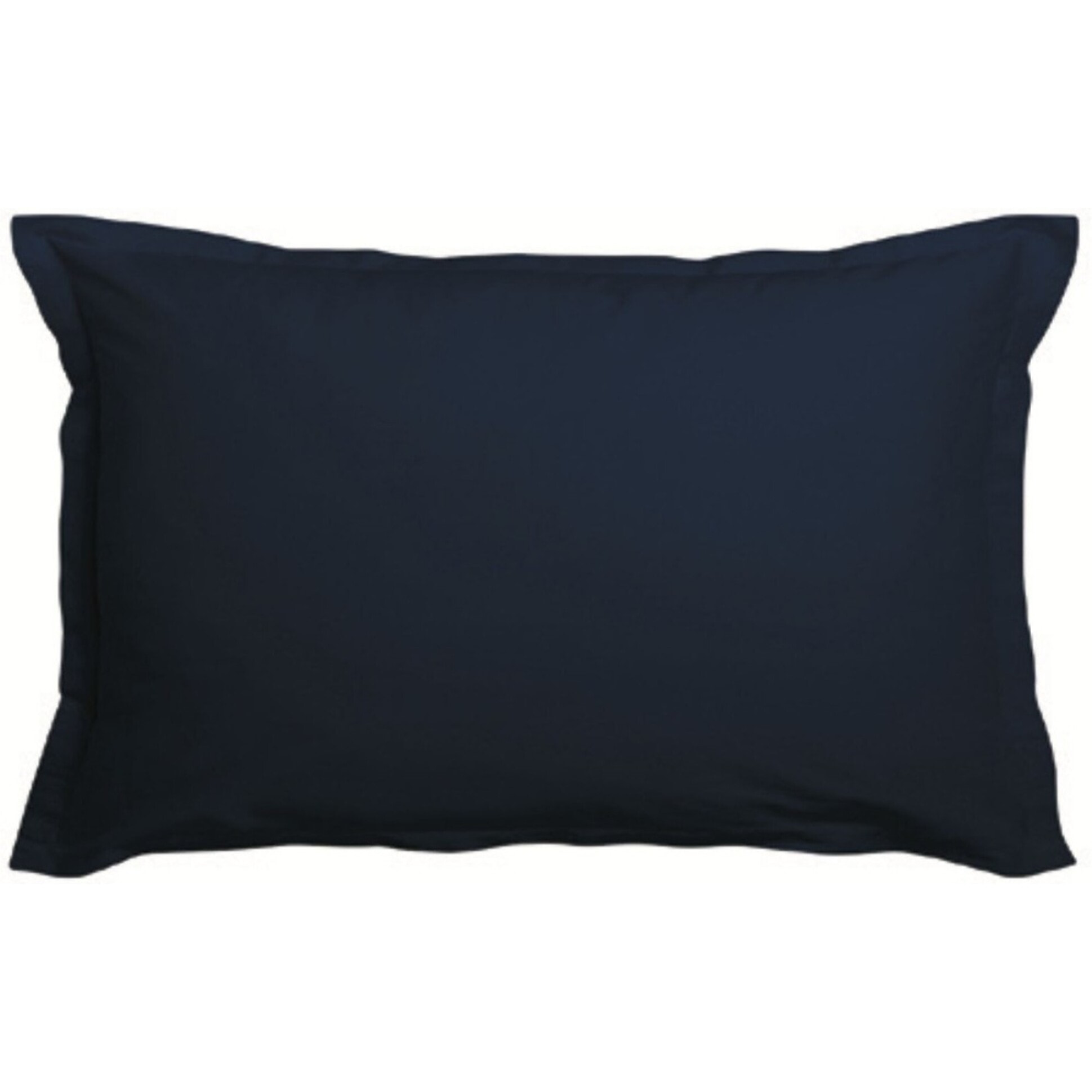 Lot de 2 taies Volant Plat Pique Bleu impérial