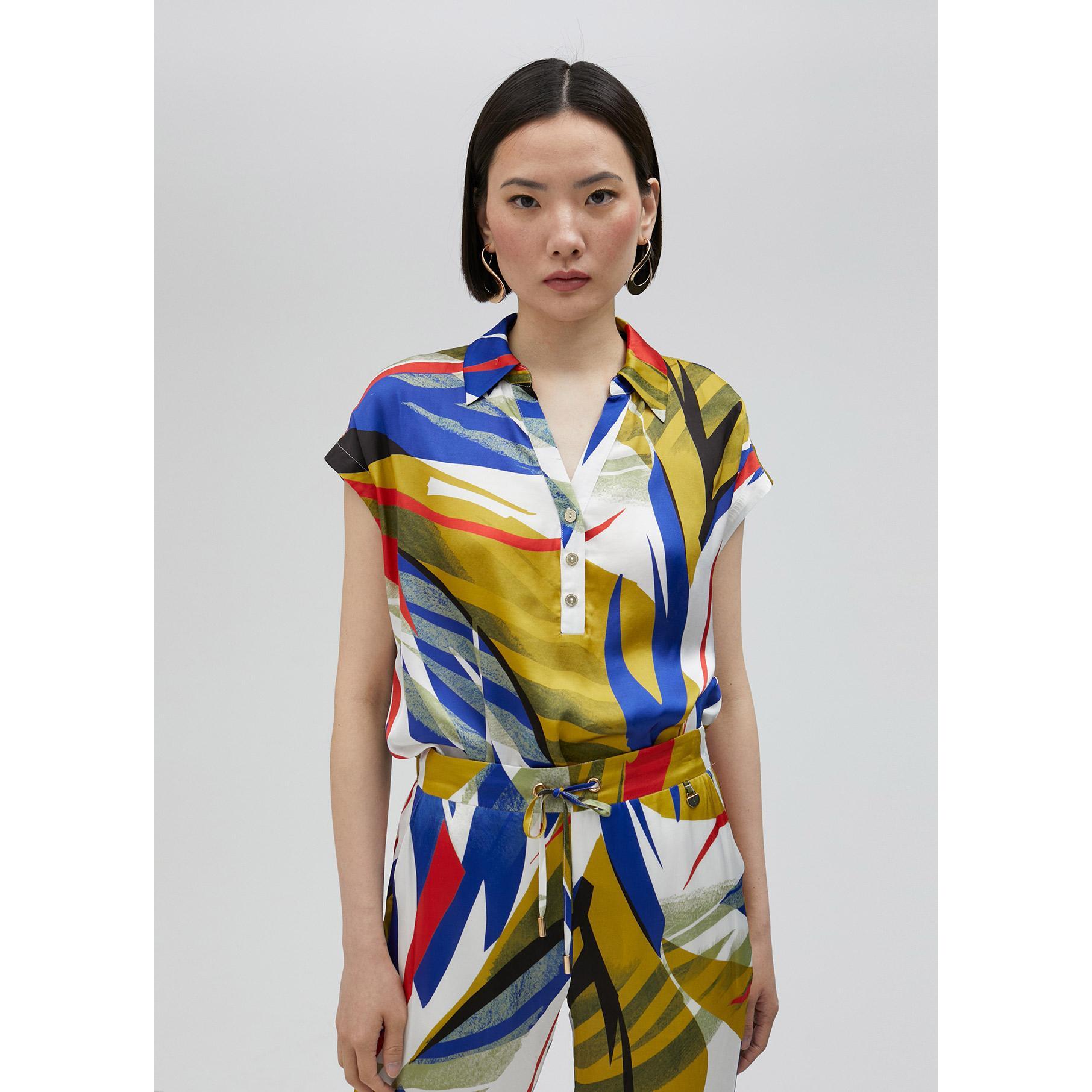 Camicia stampa tropicale