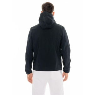 Giacca da uomo impermeabile con cappuccio e zip Leone Boxing Legend