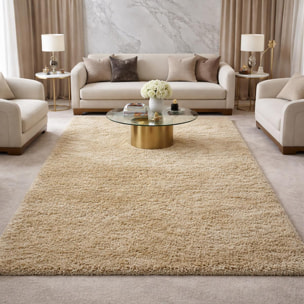 Tapis fait main Shaggy longues mèches Moodil, 45 mm