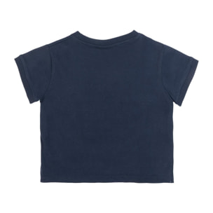 T-shirt da bambina in cotone Leone Sporty