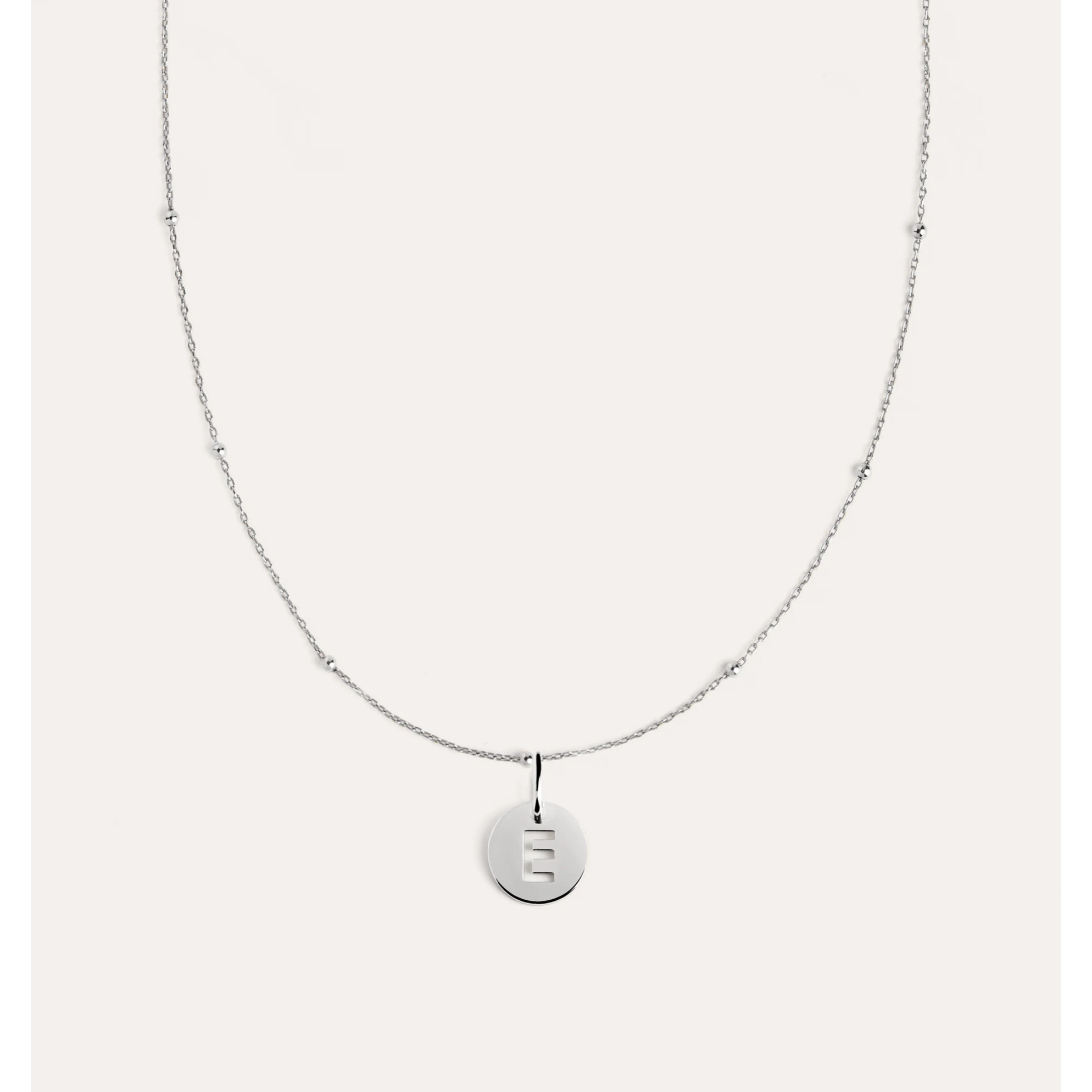Collana con medaglione mini in Argento