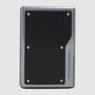 Piquadro Portacarte di credito MagSafe® in alluminio pelle
