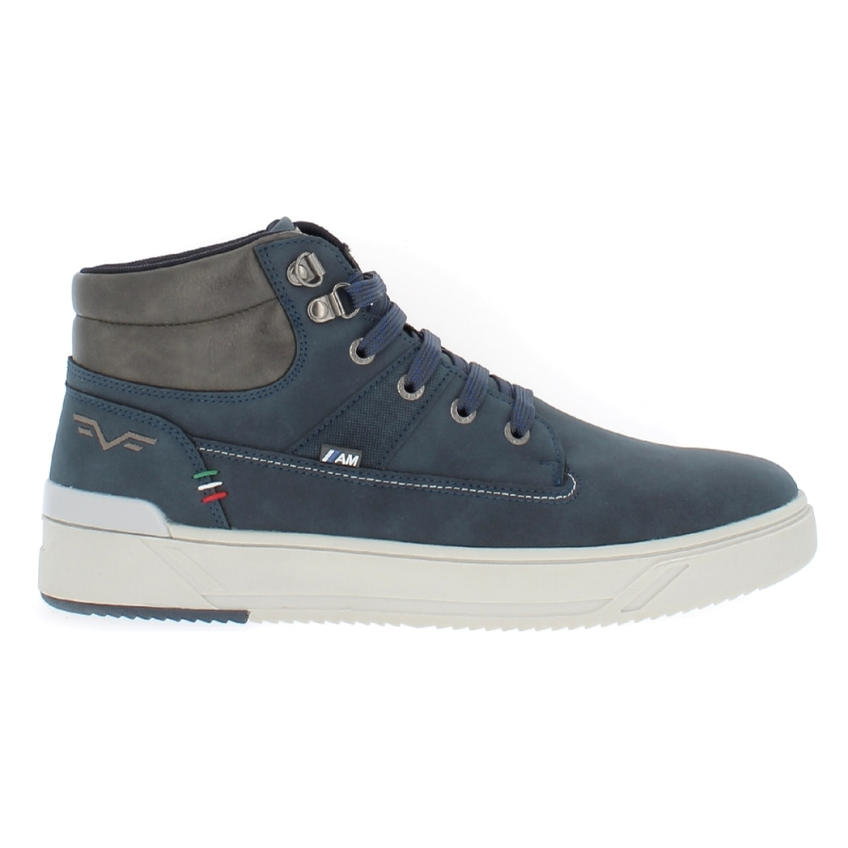 Armata di Mare Scarpe Uomo Sneakers Mid Stringate con Soletta Rimovibile in Memory Foam AMU W23D432 Navy