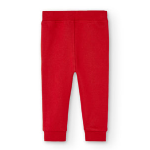 Pantalón felpa básico de bebé niño