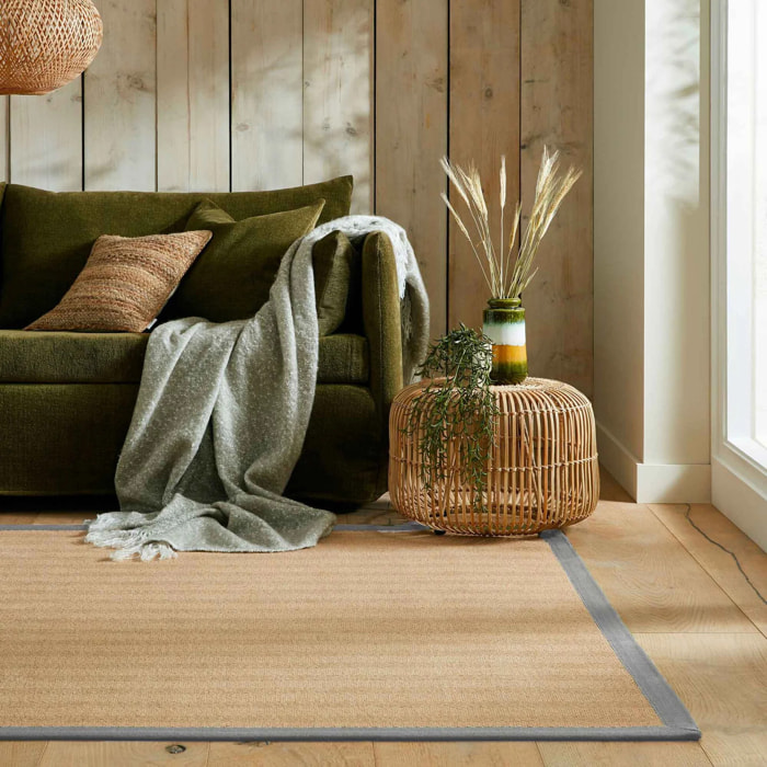 Tapis antiderapant en jute KIRA