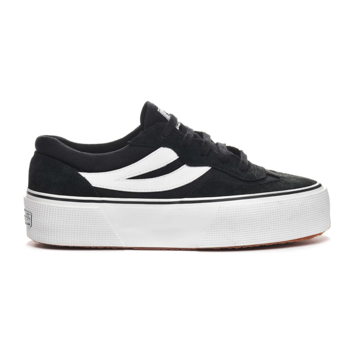 Sneakers Superga Donna Nero 3041 REVOLLEY COLORBLOCK PLATFORM