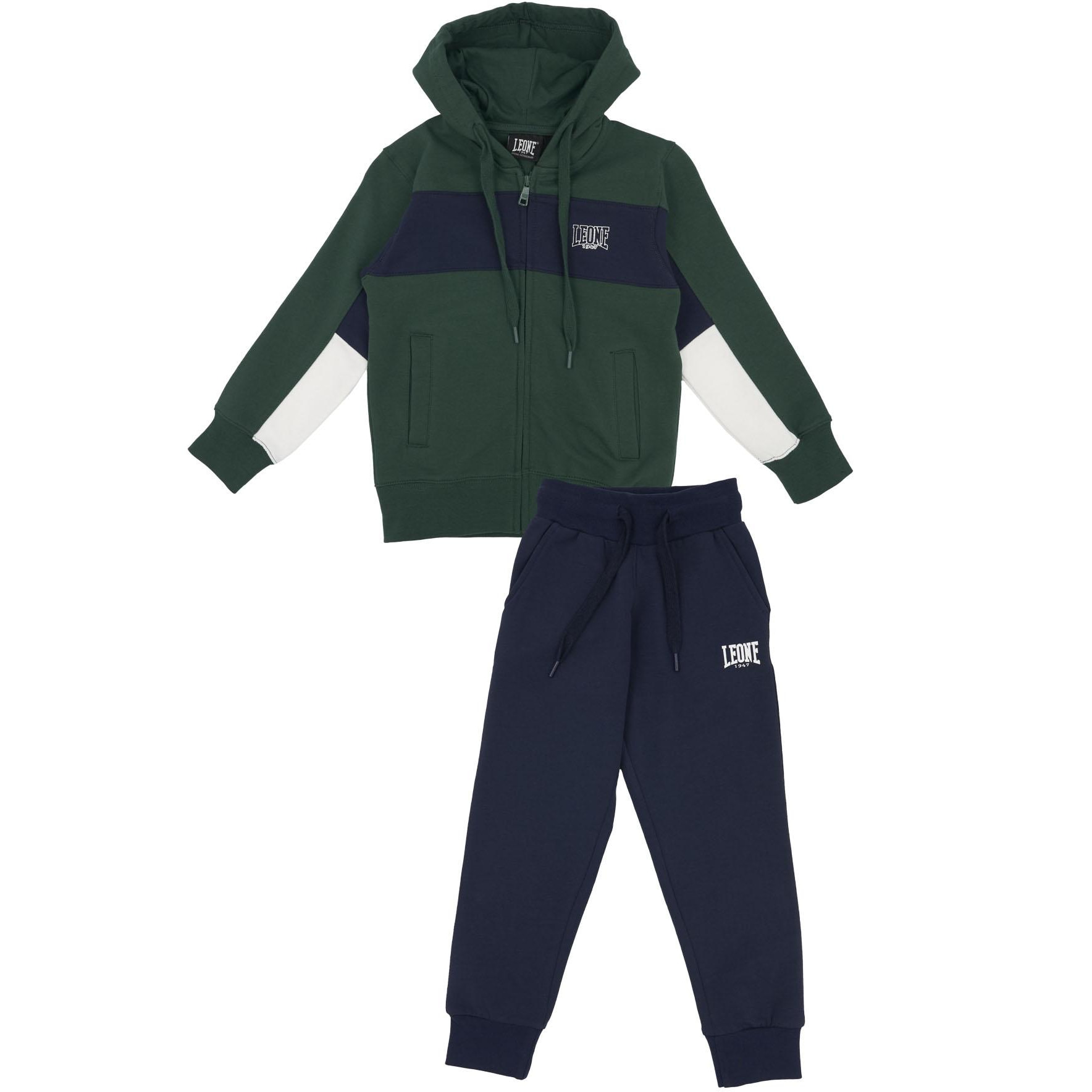 Tuta da bambino con cappuccio e full zip Junior Class