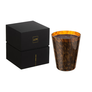 J-Line bougie parfumée Noa - Sandalwood - verre - marron - large - 95H
