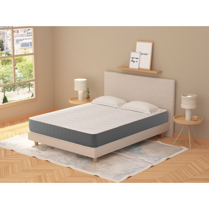 Materasso Waterfoam,traspirante ,ergonomico, zone differenziate,120x190x24 cm