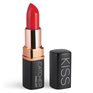 INGLOT Kiss Catcher Lipstick Call Me Babe 922, Labial en barra cremoso & hidratante, Hidrata y cuida tus labios, Alta pigmentación, Ingredientes naturales con Vitamina E, Color: Rojo Clasico 4,0gr