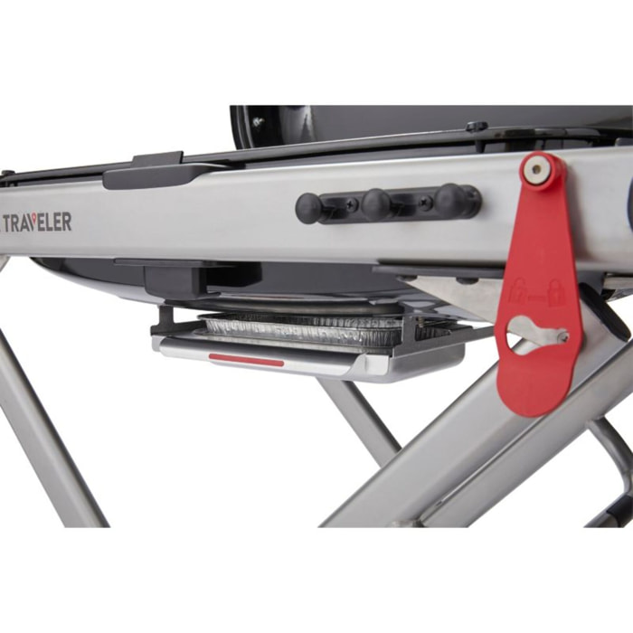 Barbecue gaz WEBER Traveler Black sur chariot, 63.5x34.3 cmcm