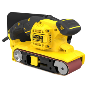 Ponceuse à Bande 1010 W Vitesse 390 m/min, Plateau 533 x 76 mm, Filaire et Compacte STANLEY Fatmax FMEW204K-QS - Livrée en Mallette avec 1 Abrasif