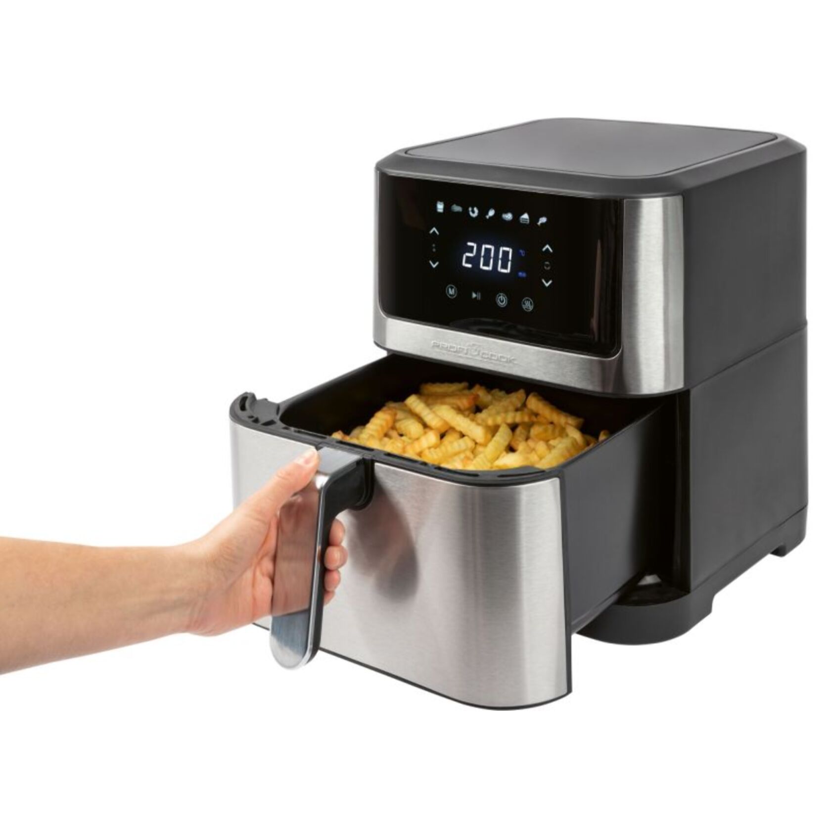 Friteuse à air chaud Air fryer 8L Inox Proficook PC-FR1269H-Inox