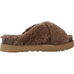 ZAPATILLAS DE CASA - PANTUFLAS UGG W FUZZ SUGAR CROSS SLIDE